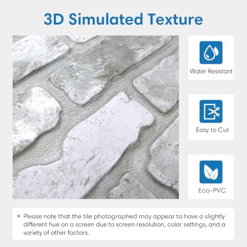 COMSTICKC 3D Peel and Stick Faux Brick Wall Panels - Image 6