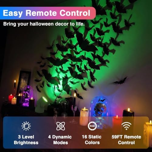 URTOM 6W RGBW Up Lights Indoor Halloween LED Floor Spotlight - Image 3