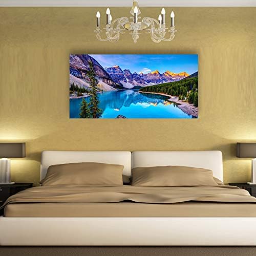 Wall Art Lake Mountain Landscape Picture Print Canvas Wall Art - Image 5