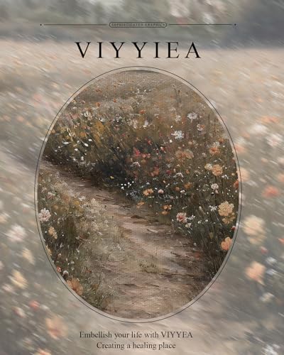 VIYYIEA Framed Wall Art Decor for Living Room, Meadow - Image 4