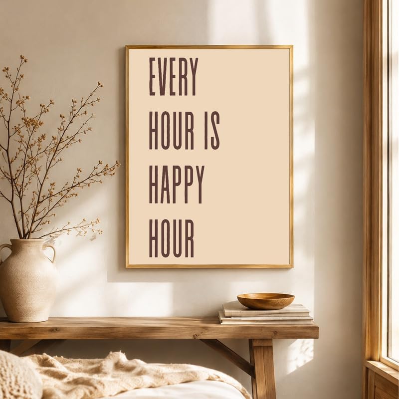 InkFlow Posters Every Hour Happy Hour Canvas Poster - Image 4