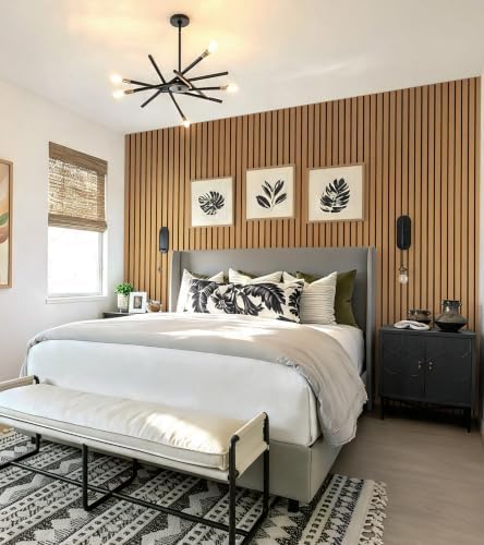 Safiyya 3-Piece 3D Thick Wood Slat Wall Panels - Image 4