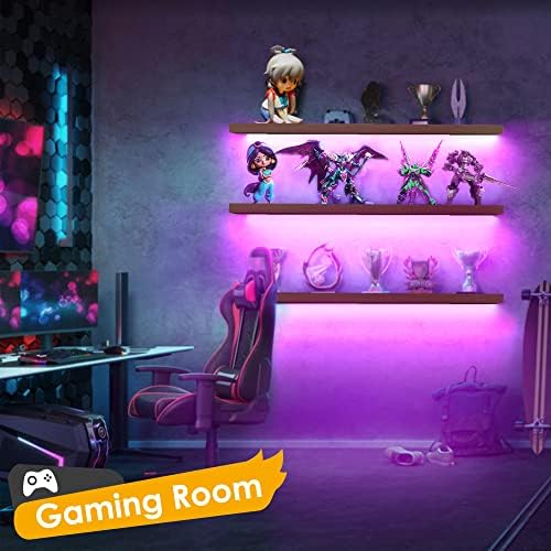 3-Pack Shelf Lights, Upgrade Battery Operated 20inch Led Strip Lights - Image 5