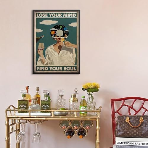 Lose Your Mind Find Your Soul Posters Maximalist Wall Art Retro Mid Century - Image 5