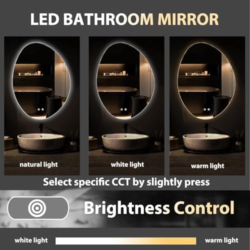 HOMECOOKIN LED Irregular Bathroom Mirror - Image 2