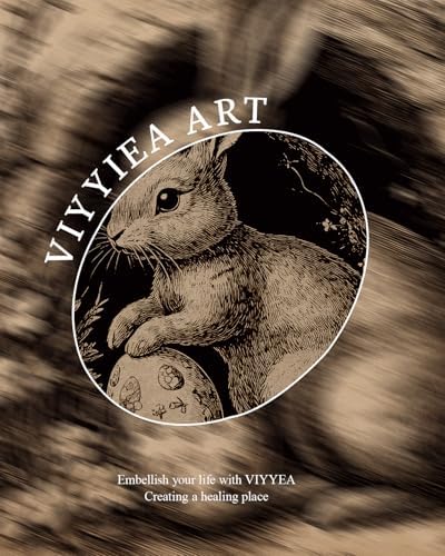 VIYYIEA Vintage Rabbit Wall Art, Antique Engraving Bunny, 12x16 Inch - Image 4