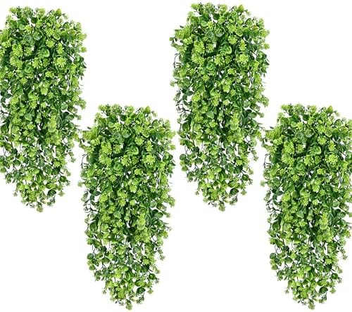 Waipfaru 8Pcs Fake Hanging Plants 3ft Fake Plants Vines Greenery by Waipfaru