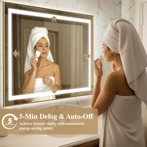 40X36 Inch LED Bathroom Mirror - Image 5