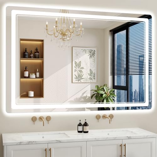 40"x60" LED Bathroom Mirror by WISSMIELSHOME