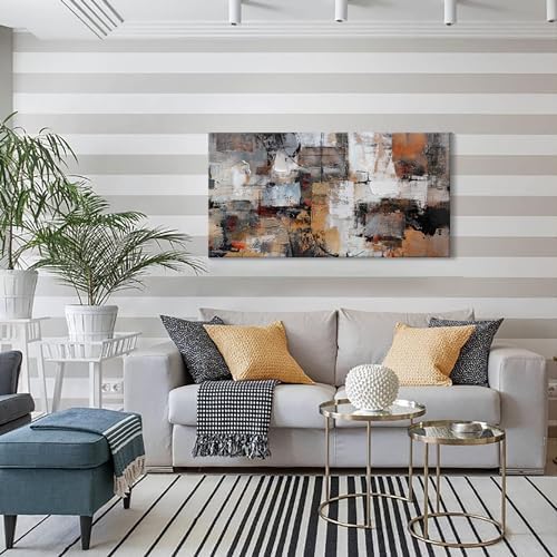 Pogusmavi Abstract Canvas Wall Art, Modern Minimalist Painting, Framed Wall Art - Image 5