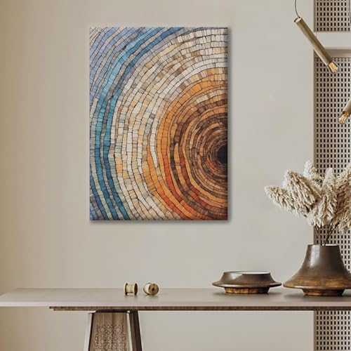 Tree Ring Wall Art Framed, Modern Nature Decor - Image 6