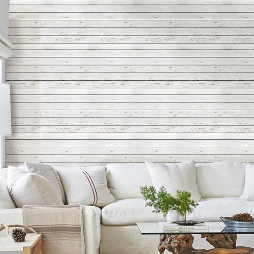 Commomy 3D Faux Wood Wall Stickers Peel and Stick 10 Pcs 11.8" x 11.8" - Image 2