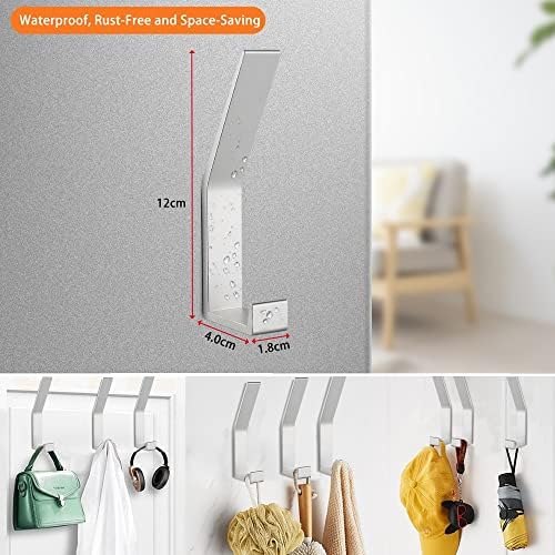 Coat Rack Hooks Wall Mounted, KYOEON Bath Towel Rope Hooks - Image 3