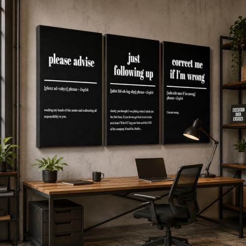 Office Wall Art by GUTTATYART