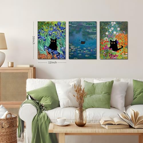 MUWAK Monet Wall Art Set of 3 - Image 5