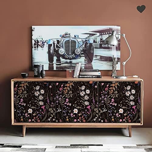 Wallpaper Self-Adhesive Blooming Vintage Colourful Flowers WallPaper - Image 3