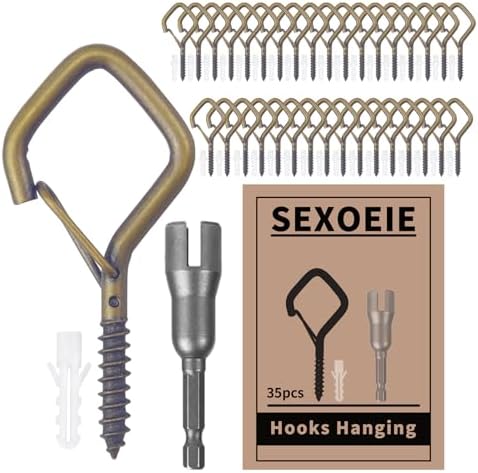 35PCS Eye Screw Hooks for Hanging Heavy Duty by Unknown