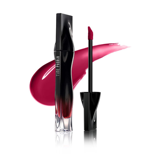 STELLAR DUST LIP STAIN-Long Lasting, Waterproof and Transferproof Lip Tint, Glossy Finish Lip Gloss, Lightweight Lipstick, High Coverage, Vivid Color (04)