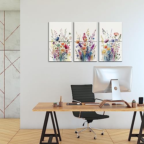 JBER Art Acoustic Panels 47.2" x 27", Wild Flowers - Image 6