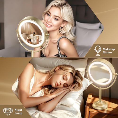 Professional 8.5" Large Lighted Makeup Mirror - Image 7