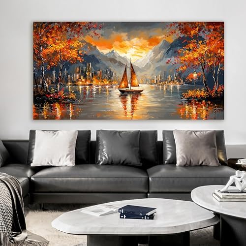 Canvas Oversized Wall Art Decor Wall Art Picture - Image 3