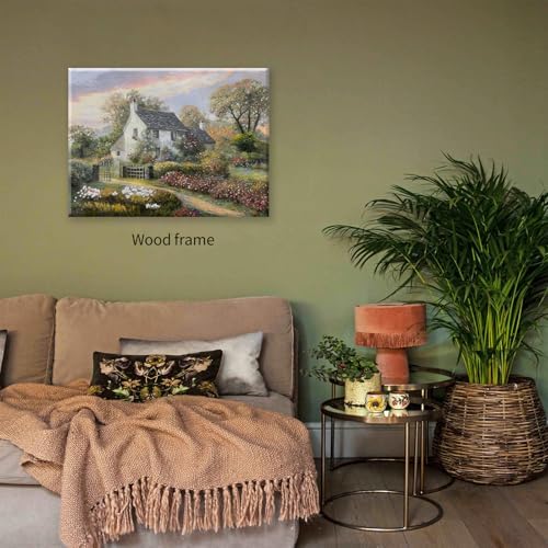 French Country Oil Painting Wall Art Farmhouse Cottage Garden Posters 12x16 - Image 5