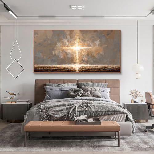 Abstract Canvas Wall Art Decor Living Room Brown Minimalist Wall Art Prints - Image 4