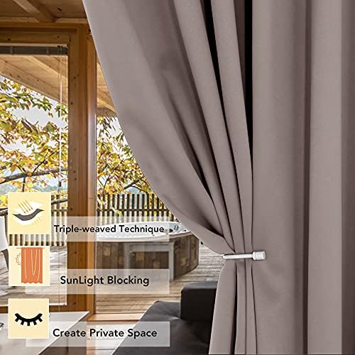 BONZER Room Divider Curtain, Total Privacy Wall Screen Partitions - Image 2