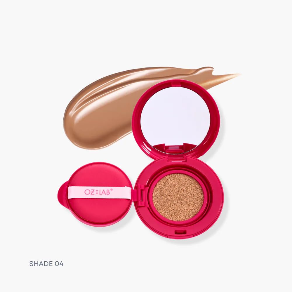 Beauty Pillow Pod Cushion Foundation Sand – Natural Matte Finish, Buildable Coverage, Paraben-Free, Portable Compact with Mirror and Puff,0.42 OZ /12G,pack of 1