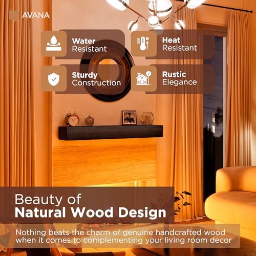 Avana Fireplace 48 Inch Mantel Shelf - Image 4