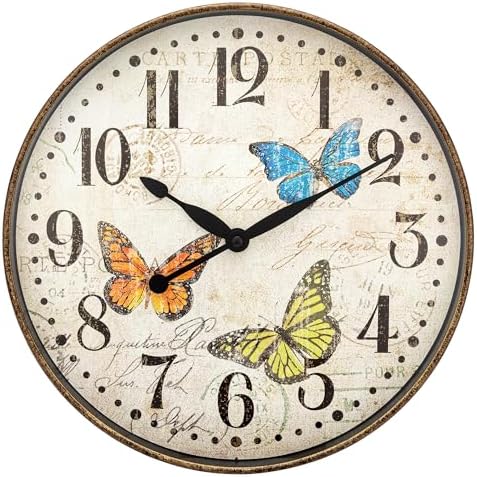 Westclox 32897BF Wall Clock, 12-Inch Round Analog Clock by Westclox