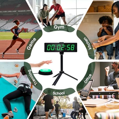 YZ Gym Timer Clock for Home Gym, Fitness Timer - Image 6