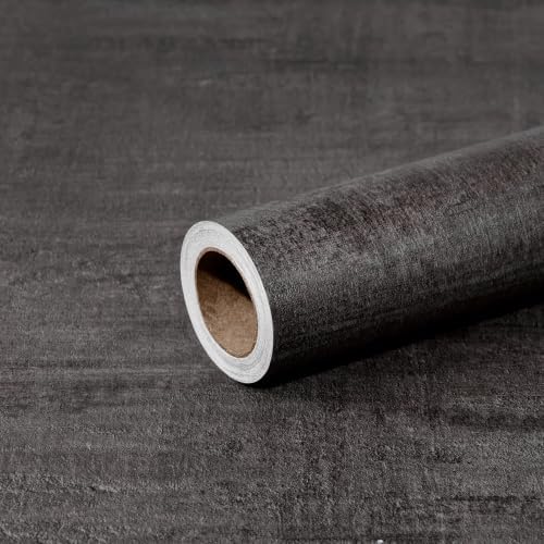 Brown Modern Concrete Wallpaper Peel and Stick Contact Paper 15.7"x118" by MeenJewe