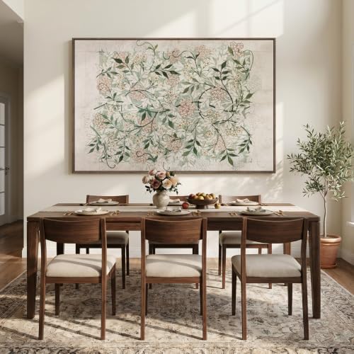 Extra Large Framed Sage Green Botanical Wall Art - Image 2