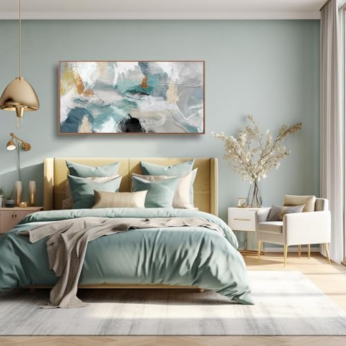 Kureful Abstract Oil Painting/Green Wall Decor/Artwork - Image 6
