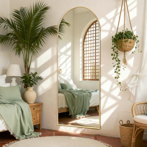 Arched Full Length Mirror 65"x24" Leaning Hanging - Image 3