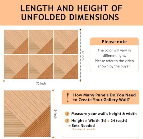 6 Pack Peel and Stick Acoustic Wall Panels - Image 4