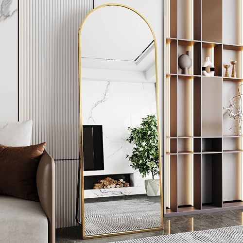 AUYHM nanoglass Arch Mirror Full Length, Standing Mirrors Full Body Mirrors by AUYHM