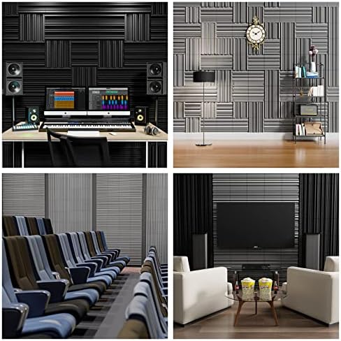 12 Pack Self-Adhesive Sound Proof Foam Panels, High Resilience Sound Proofing - Image 6