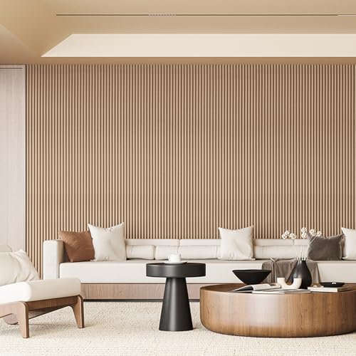 Art3d 108 x 5.7 in Fluted Wood Wall Paneling - Image 2