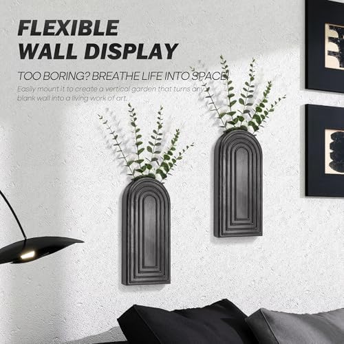 EOSAHR Wall Vase for Home Decor: Wall Planter for Indoor Plants - Image 5