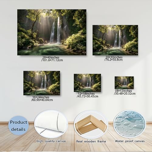 Serene Landscape Canvas Wall Art - Image 5
