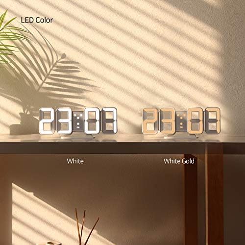 mooas 3D Pure mini Dual LED Clock - Image 2