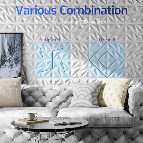 3D Wall Panels White 16 Pack - Image 4