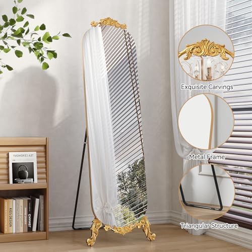 Arched Full Length Mirror, Baroque Full Body Mirrors - Image 3