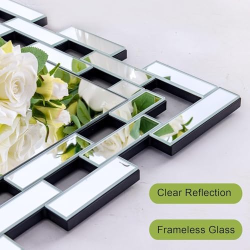 Chende Large Wall Mirrors for Decor, Modern Decorative Mirror for Entryway - Image 3