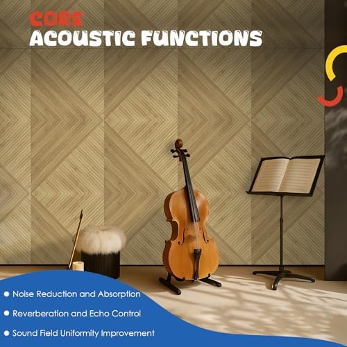 Acoustic Panels 6 Pack, Soundproof Wall Panels 23.6 x 23.6 Inches, Large - Image 3