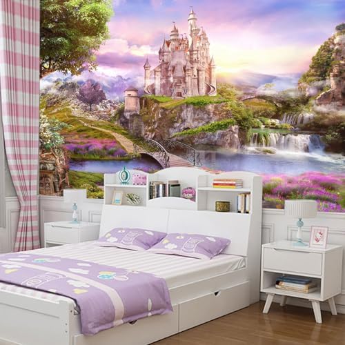 Children's Room Castle Peel-and-Stick Wall Mural-58 x80 - Image 3
