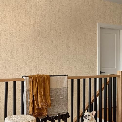 Beige Peel and Stick Wallpaper Vintage Wallpaper 15.7inch x 196.85inch Adhesive - Image 6
