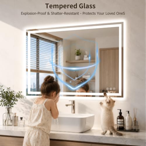 24"x48" LED Bathroom Mirror - Image 6